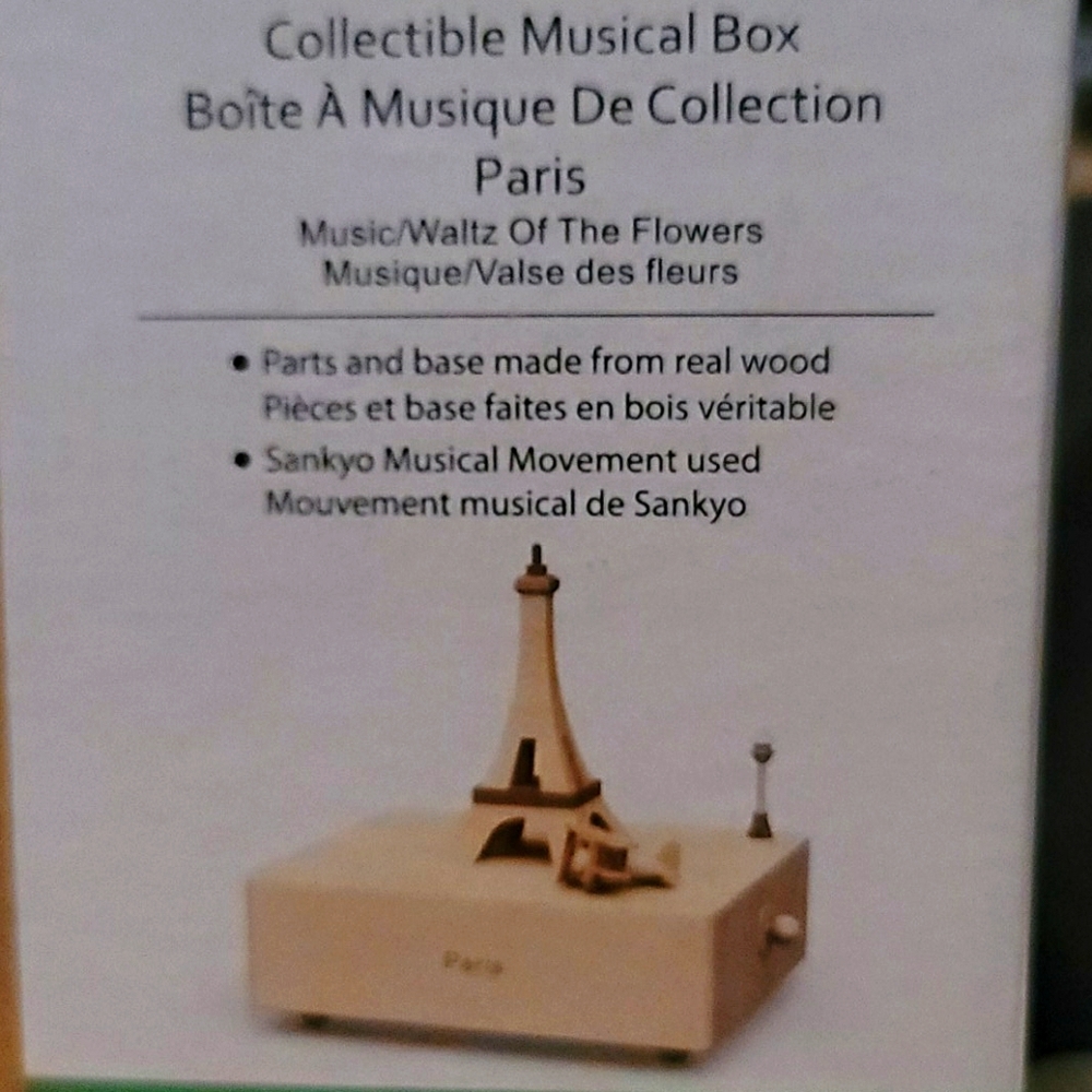 Collectible Musical Box Paris